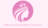 pink minimalist women hair beauty salon logo